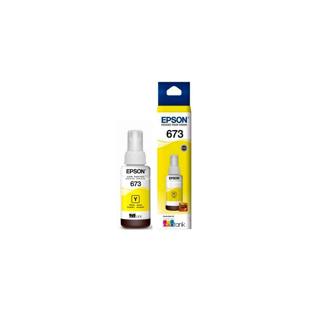 EPSON - Botella de Tinta EPSON T673 Yellow