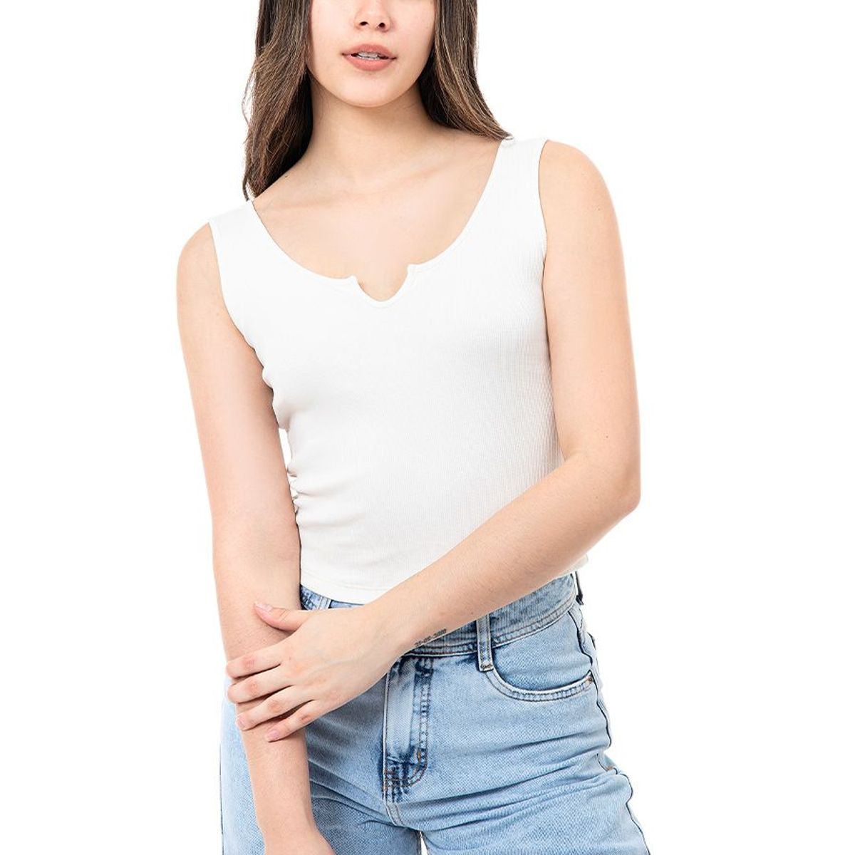 SQUEEZE - Cropp Rib Lycrado Mujer Cynef Squeeze
