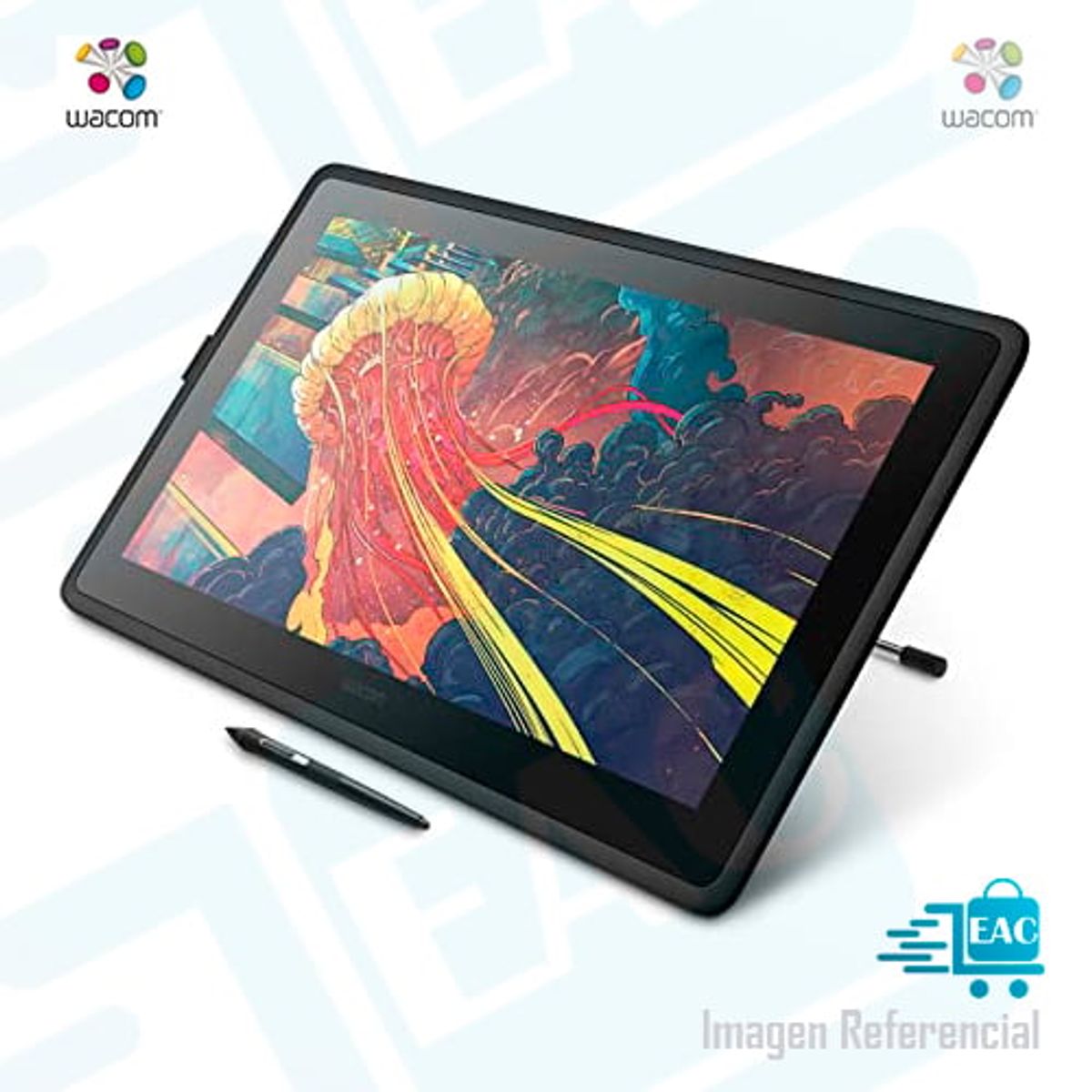 WACOM - TABLETA GRAFICA WACOM CINTIQ 22" FULL HD INALAMBRICO P/N: DTK2260K0A