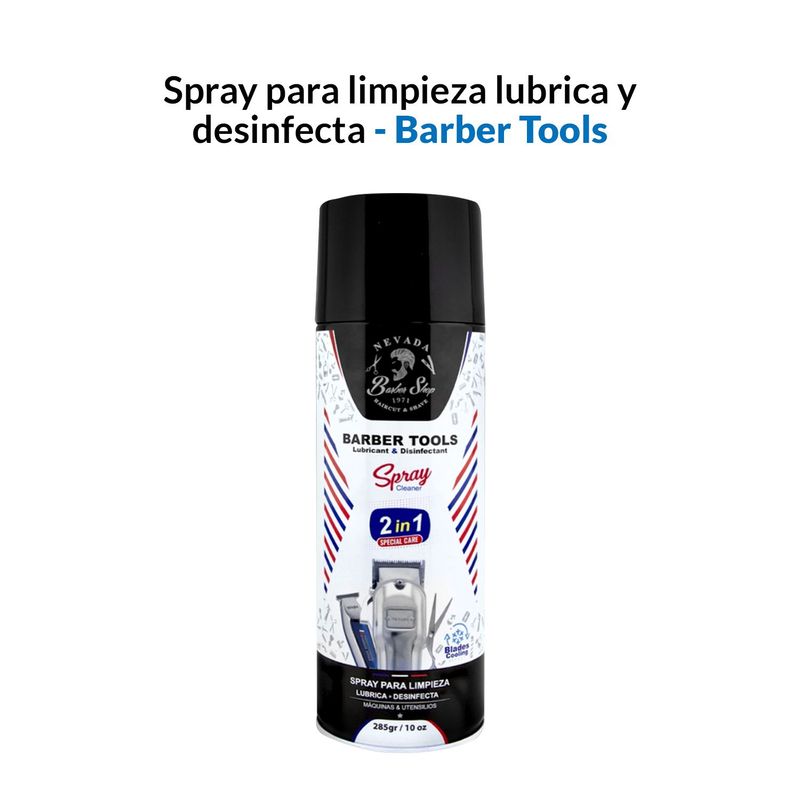 GENERICO - Spray para limpieza lubrica y desinfecta  - Barber Tools