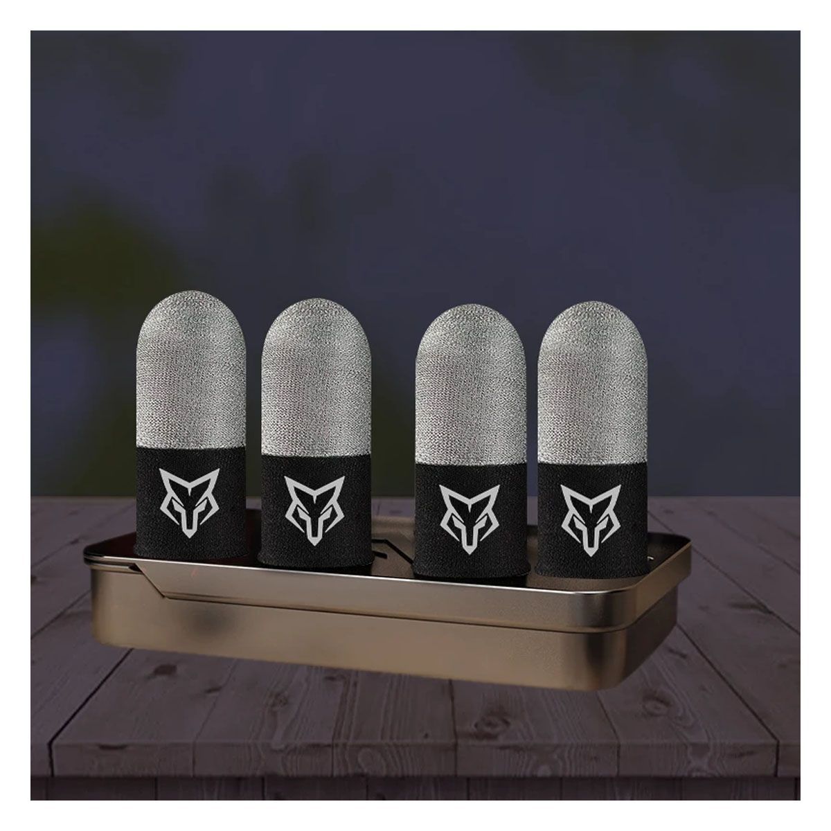 GENERICO - Guantes Dedales Profesional Gaming Star Fox x 4 unid