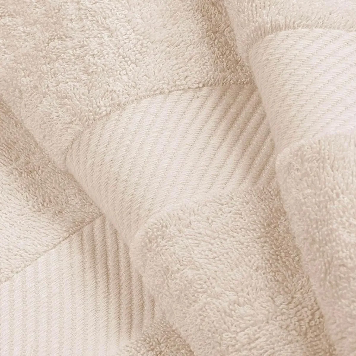 TEFI HOME - Toallas Deluxe Beige Set 3 Piezas