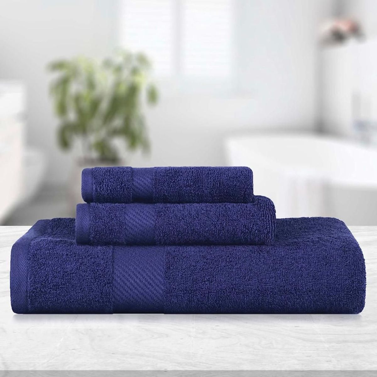 TEFI HOME - Toallas Deluxe Zarco Set 3 Piezas