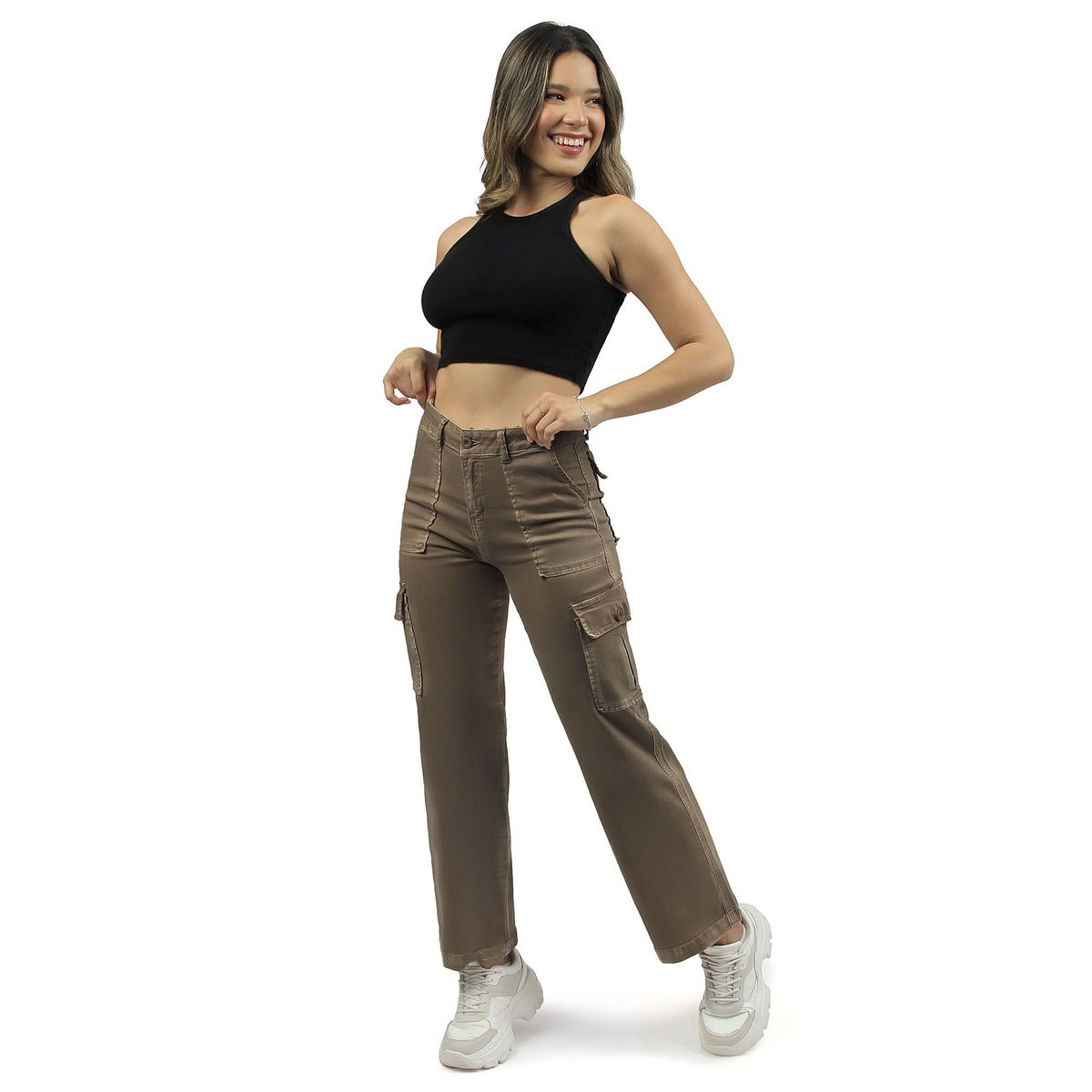 COTTON'S JEANS - PANTALÓN PALAZZO EMILIA REGULAR