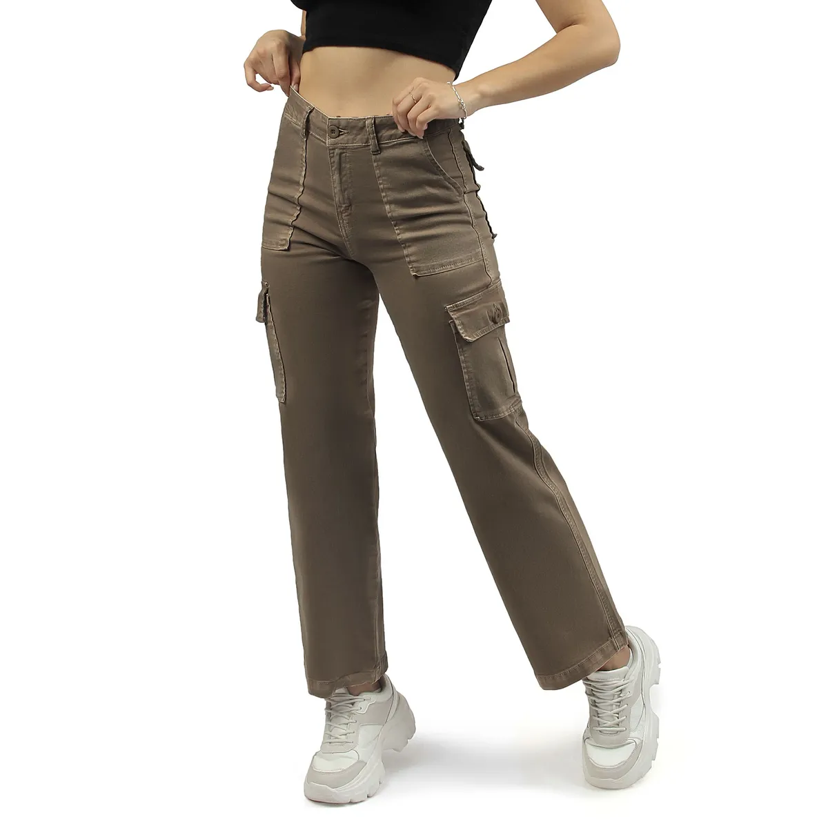 COTTON'S JEANS - PANTALÓN PALAZZO EMILIA REGULAR