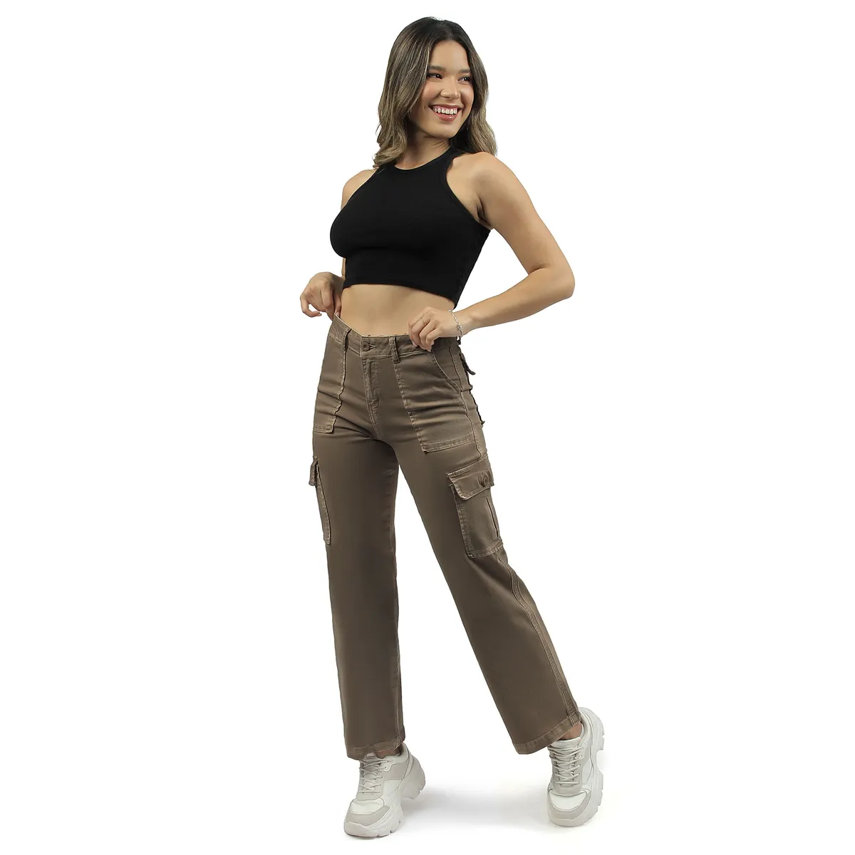 COTTON'S JEANS - PANTALÓN PALAZZO EMILIA REGULAR