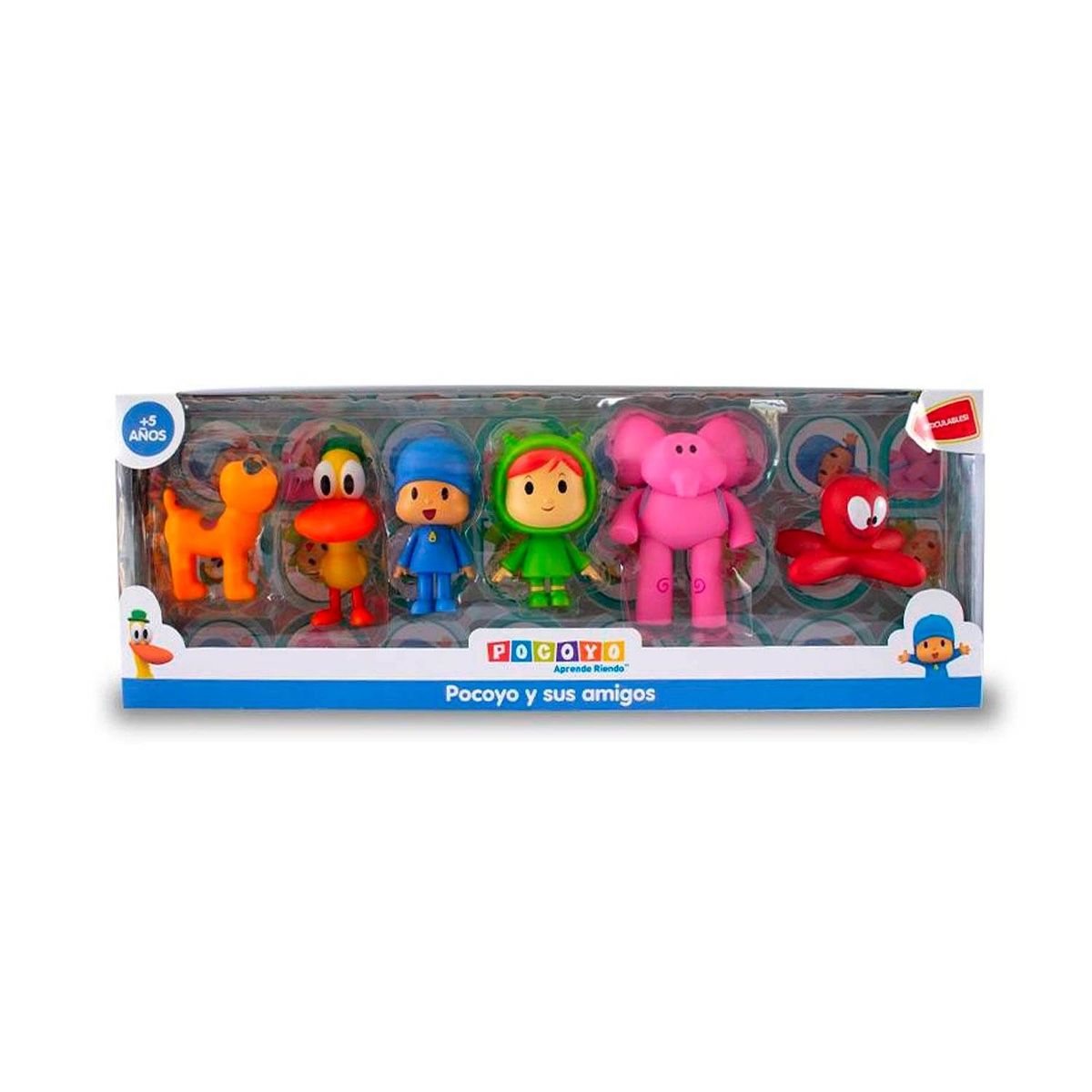POCOYO - Set de Figuras Articulables Pocoyo y sus Amigos 6pcs