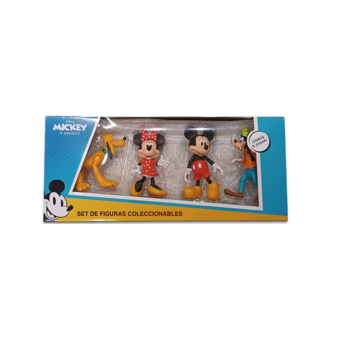 DISNEY - Set de Figuras Articulables Mickey Mouse y sus Amigos 4pcs