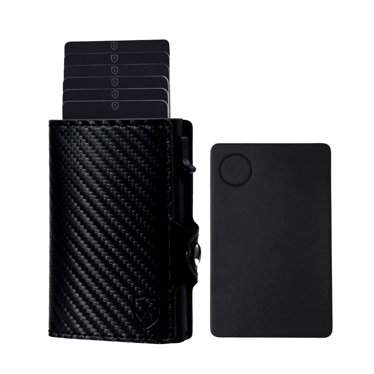 XCLUSIVE - Pack Billetera Tarjetero con Localizador