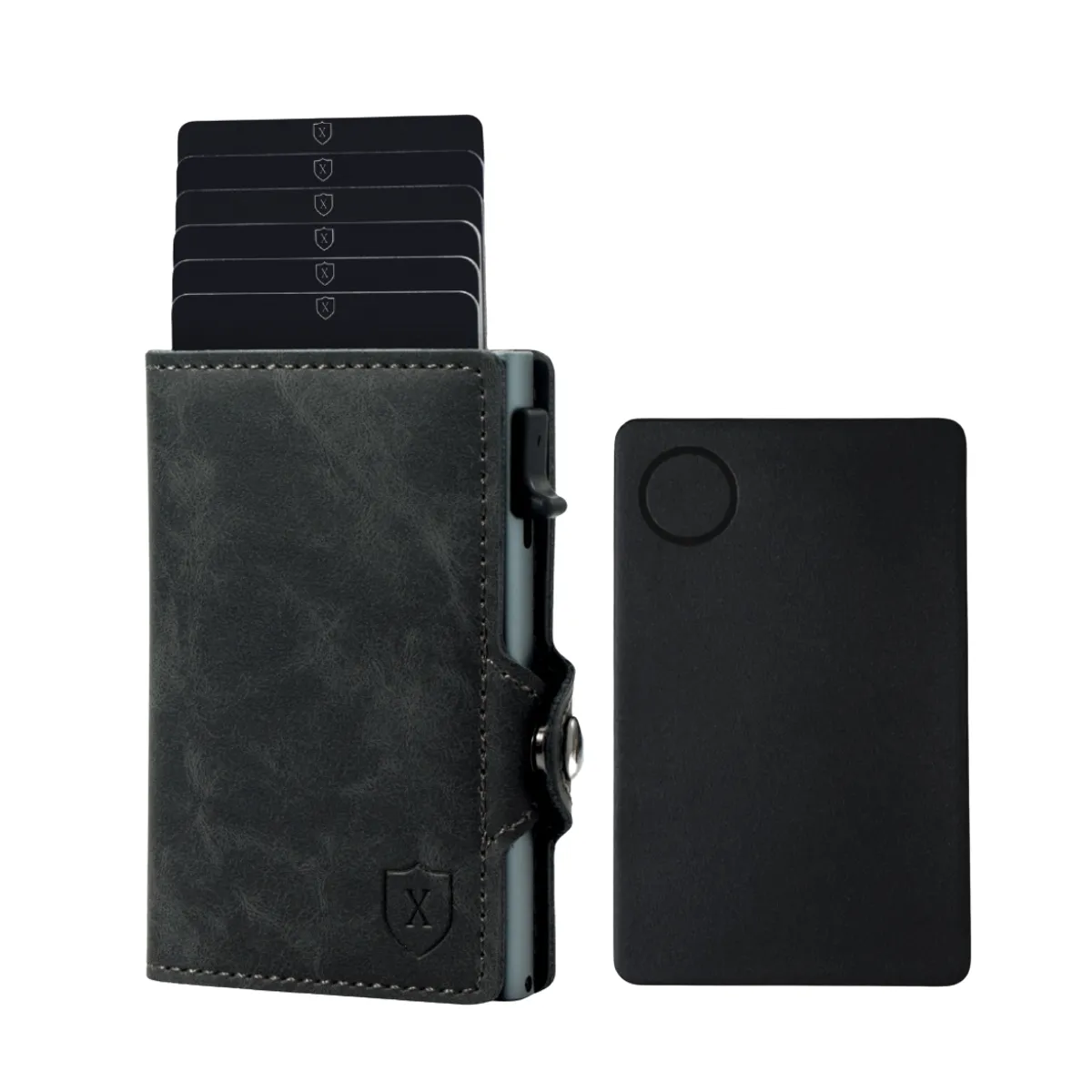 XCLUSIVE - Pack Billetera Tarjetero con Localizador