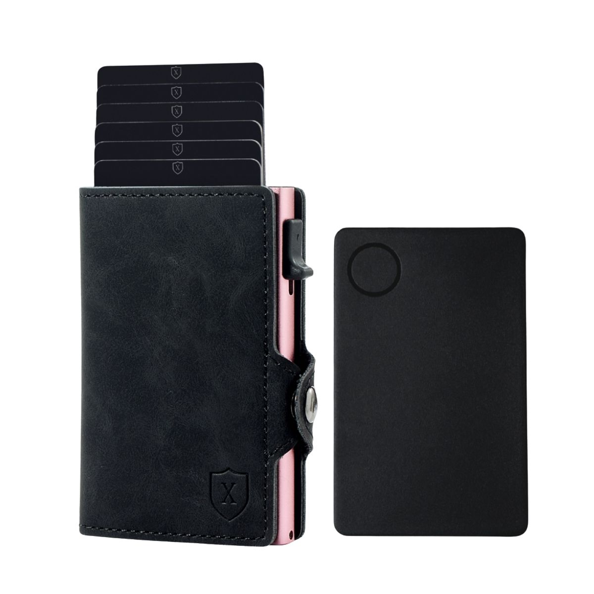Xclusive - Pack Billetera Tarjetero con Localizador