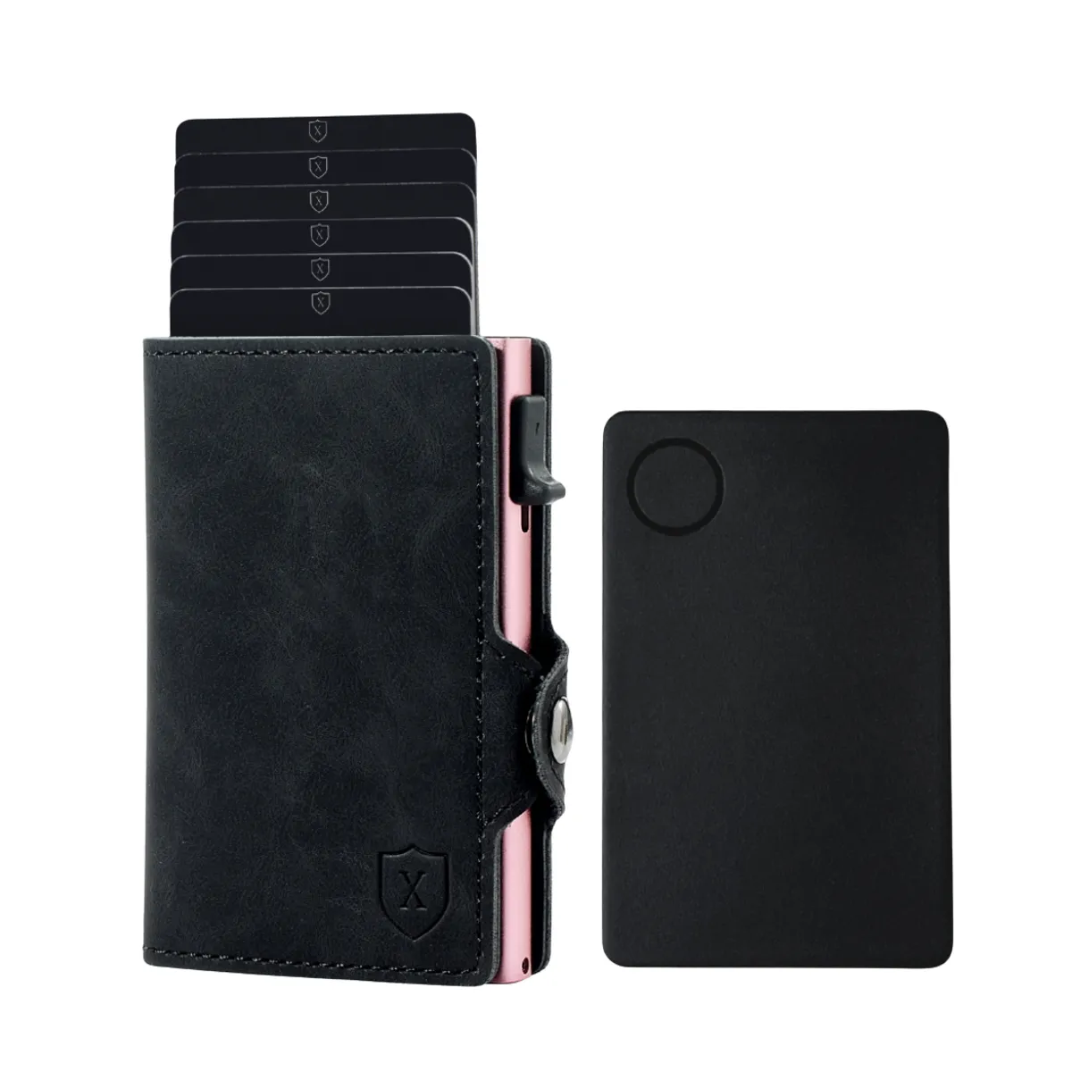 Xclusive - Pack Billetera Tarjetero con Localizador