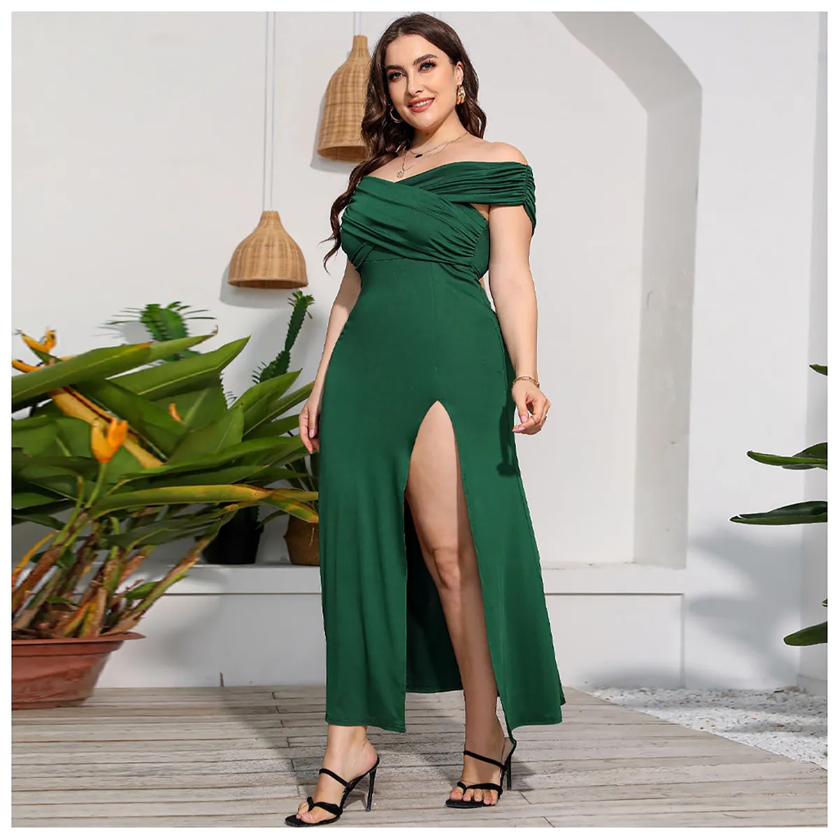 RINODERINA - Vestido Elegante Largo Moda Para Mujer RinoDeRina - Regalo