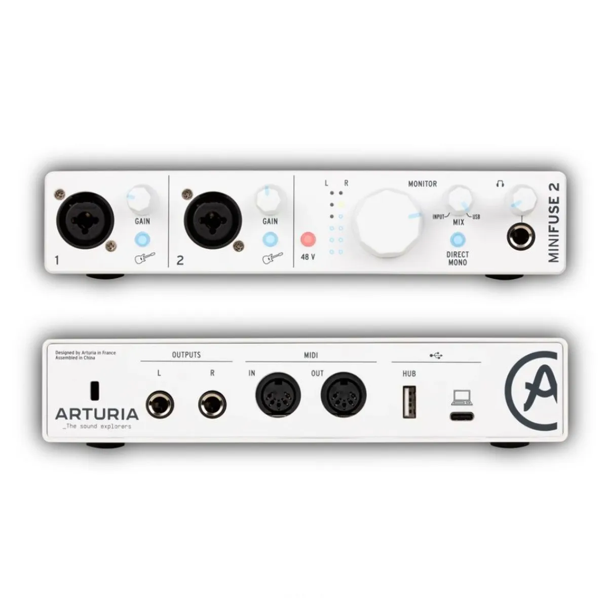 ARTURIA - Minifuse 2 White Arturia - Interfaz de audio USB-C