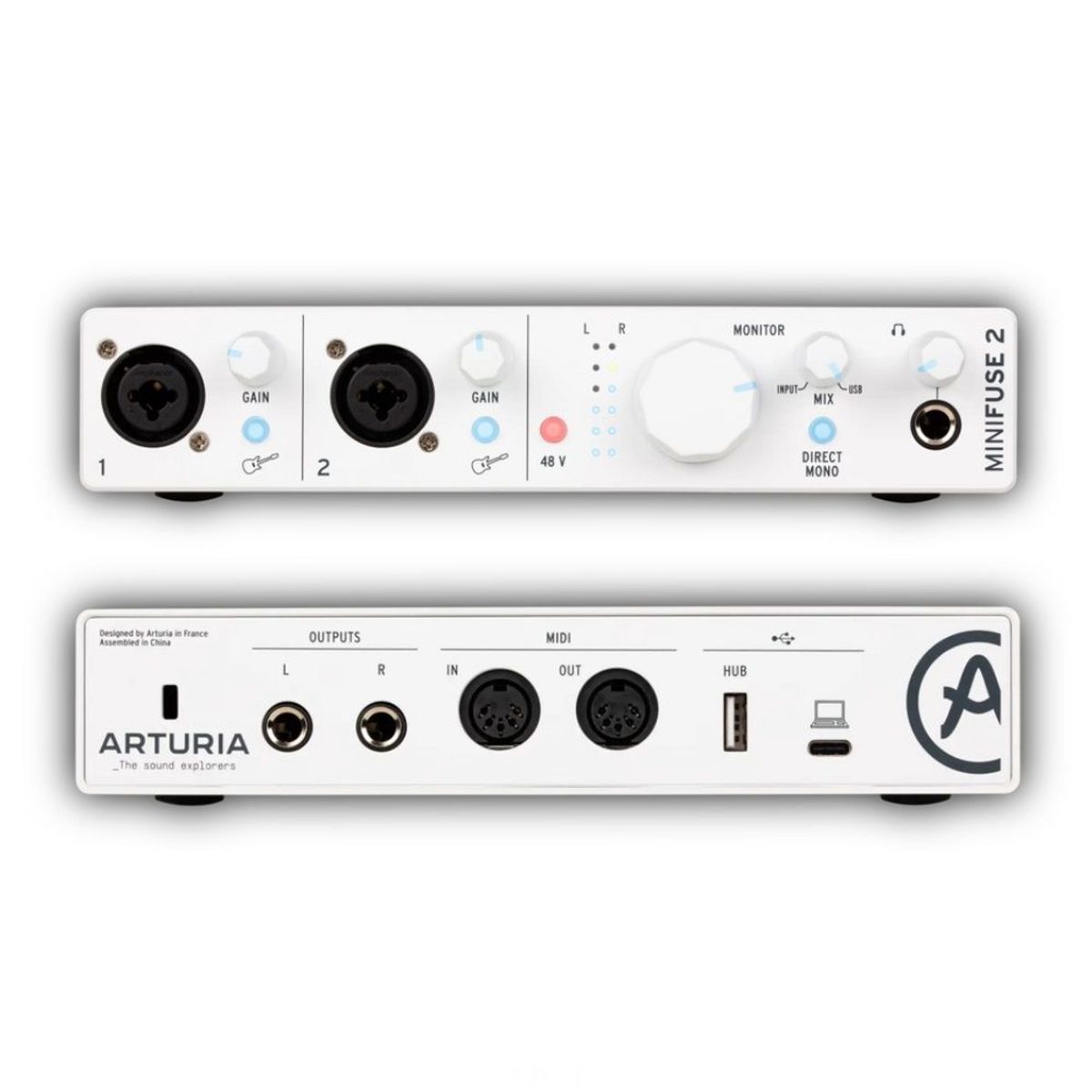 ARTURIA - Minifuse 2 White Arturia - Interfaz de audio USB-C