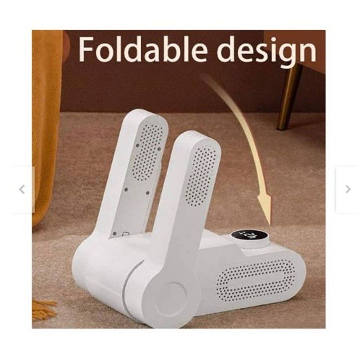 GENERICO - Secador Zapatos Eléctrico Portátil Plegable de Calidad_.