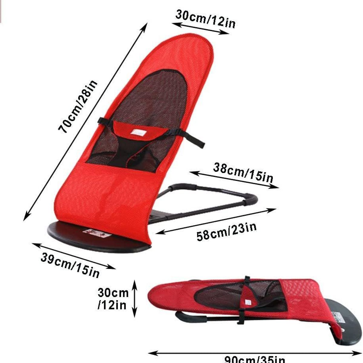 GENERICO - Cama mecedora para mascotas - rojo