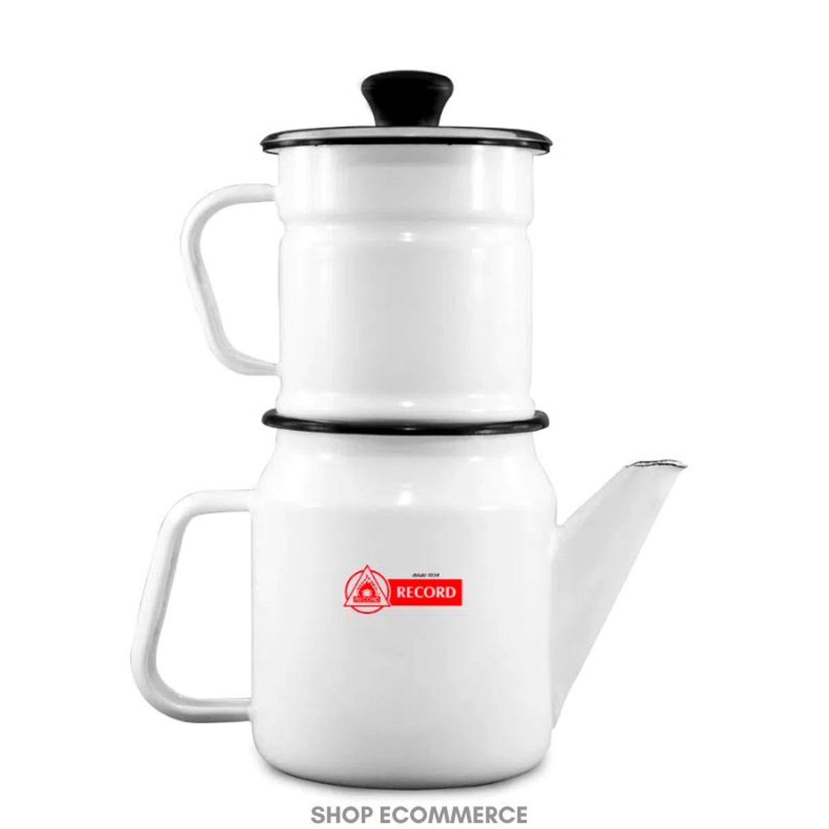 RECORD - Cafetera gota a gota en acero enlosado