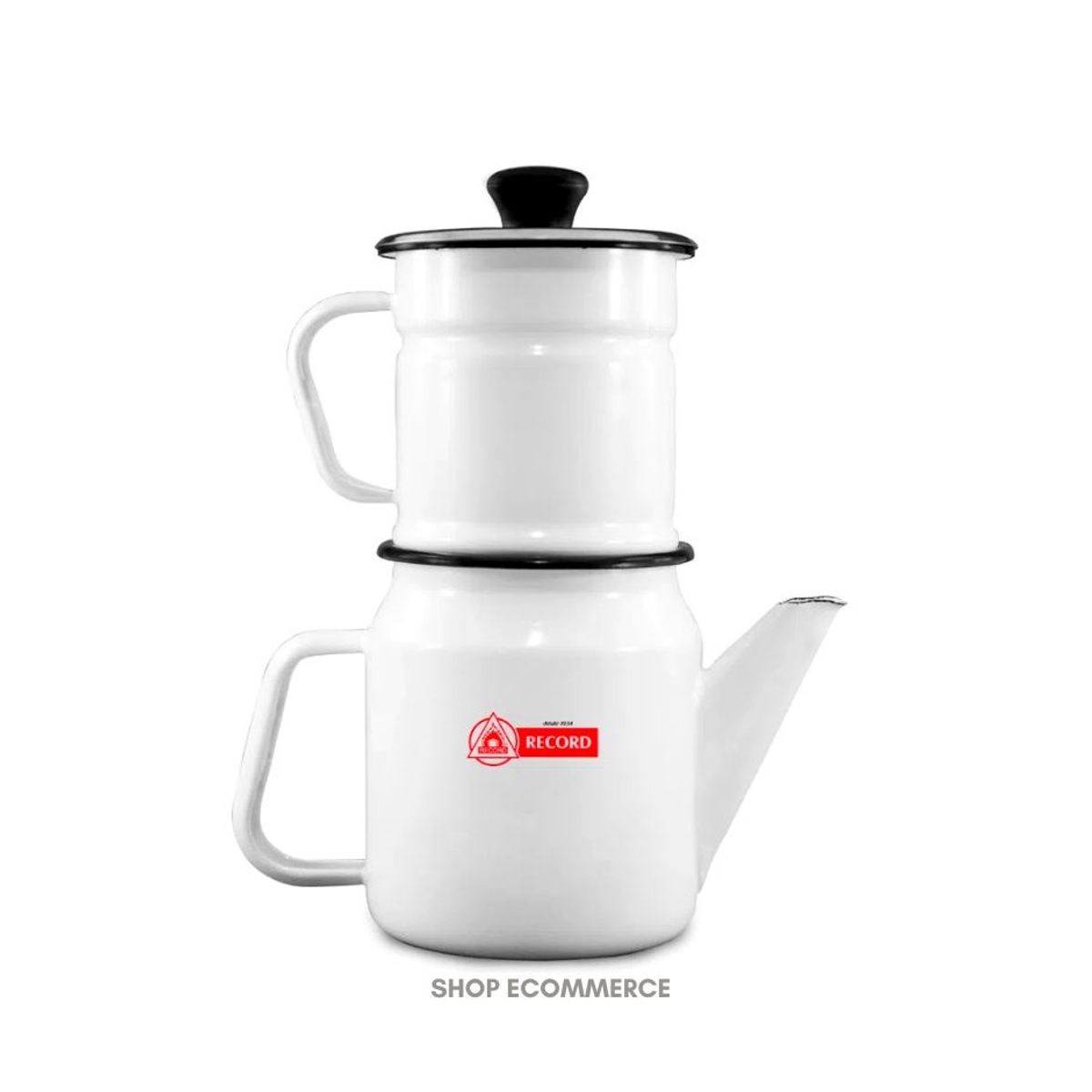 RECORD - Cafetera gota a gota en acero enlosado