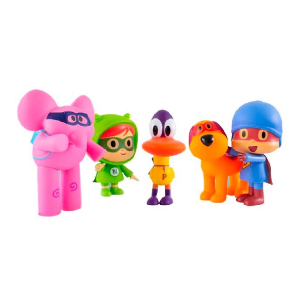 POCOYO - Set de Figuras Articulables Pocoyo y sus Amigos 5pcs