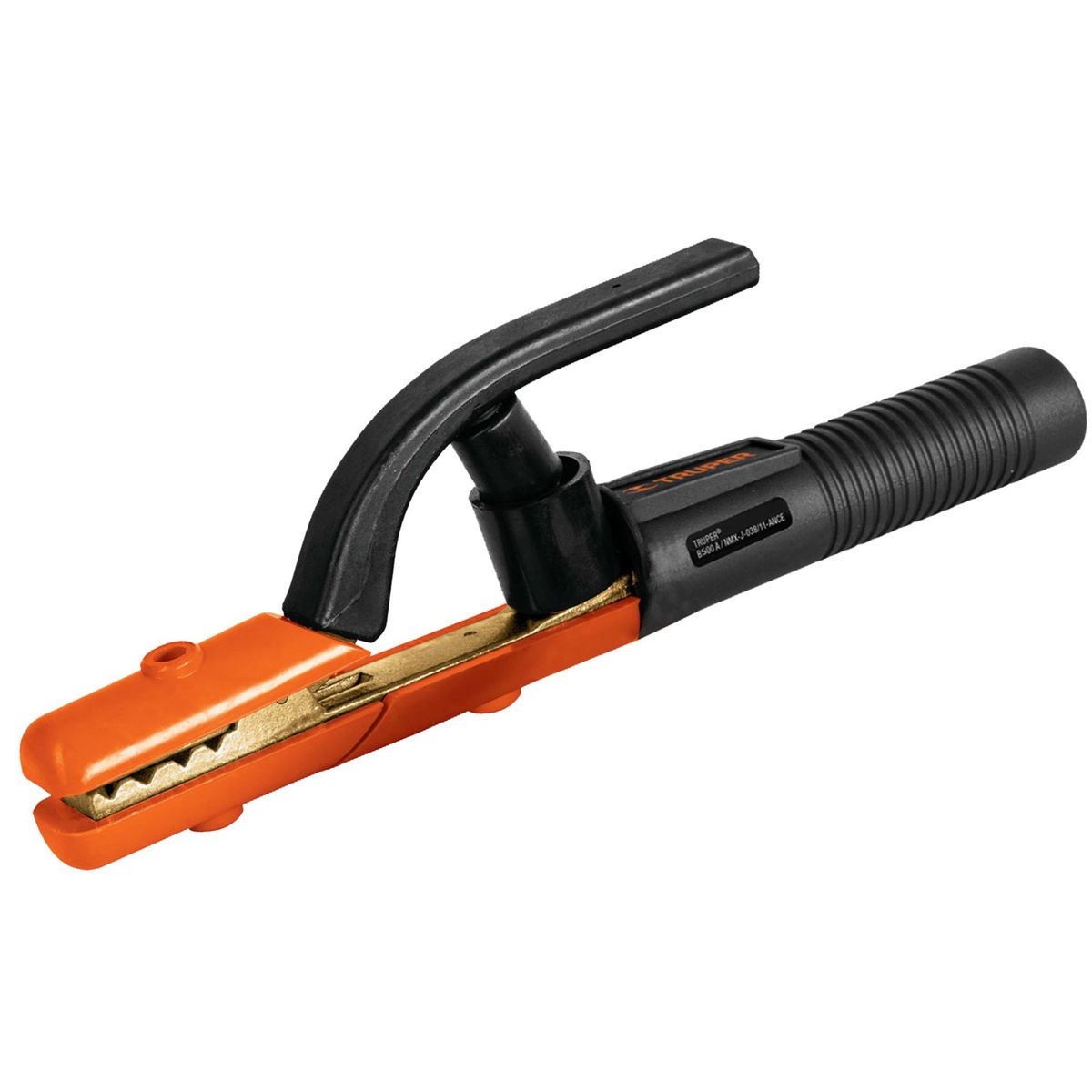 TRUPER - Pinza para soldar porta electrodo de 500 A, industrial Truper