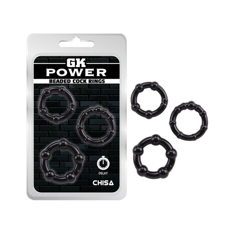 GENERICO - ANILLO GK POWER COCK DE TRES TAMAÑOS PARA SER MAS DURADERO