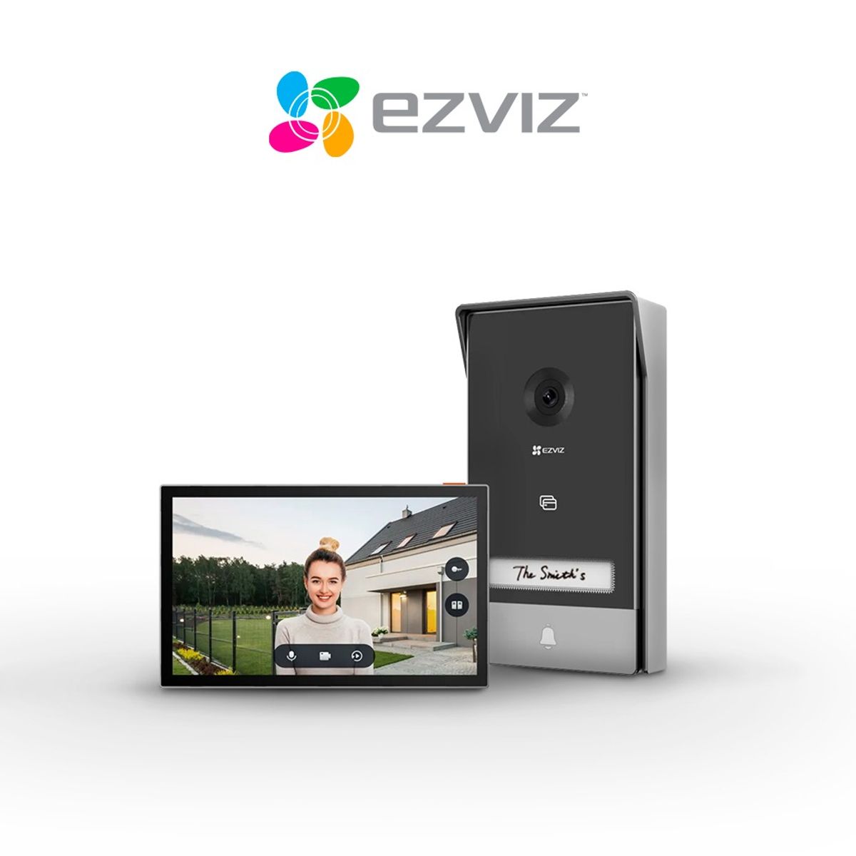 EZVIZ - Videoportero doméstico inteligente HP7 2K - Ezviz