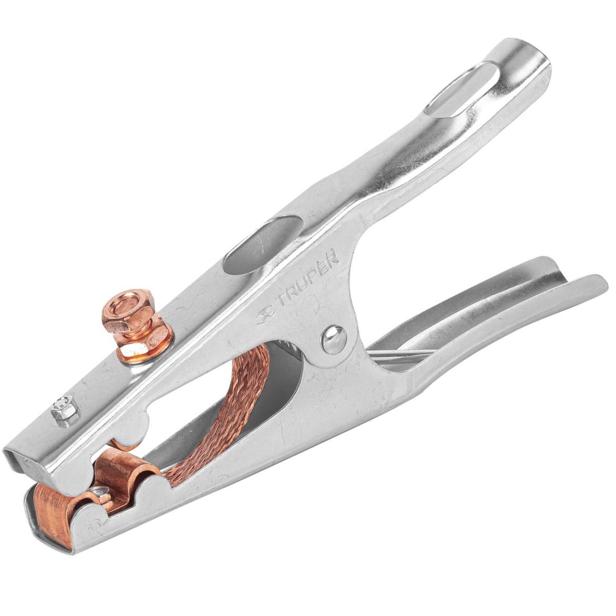 TRUPER - Pinza tierra de 500 A, Truper. Para maquina de soldar