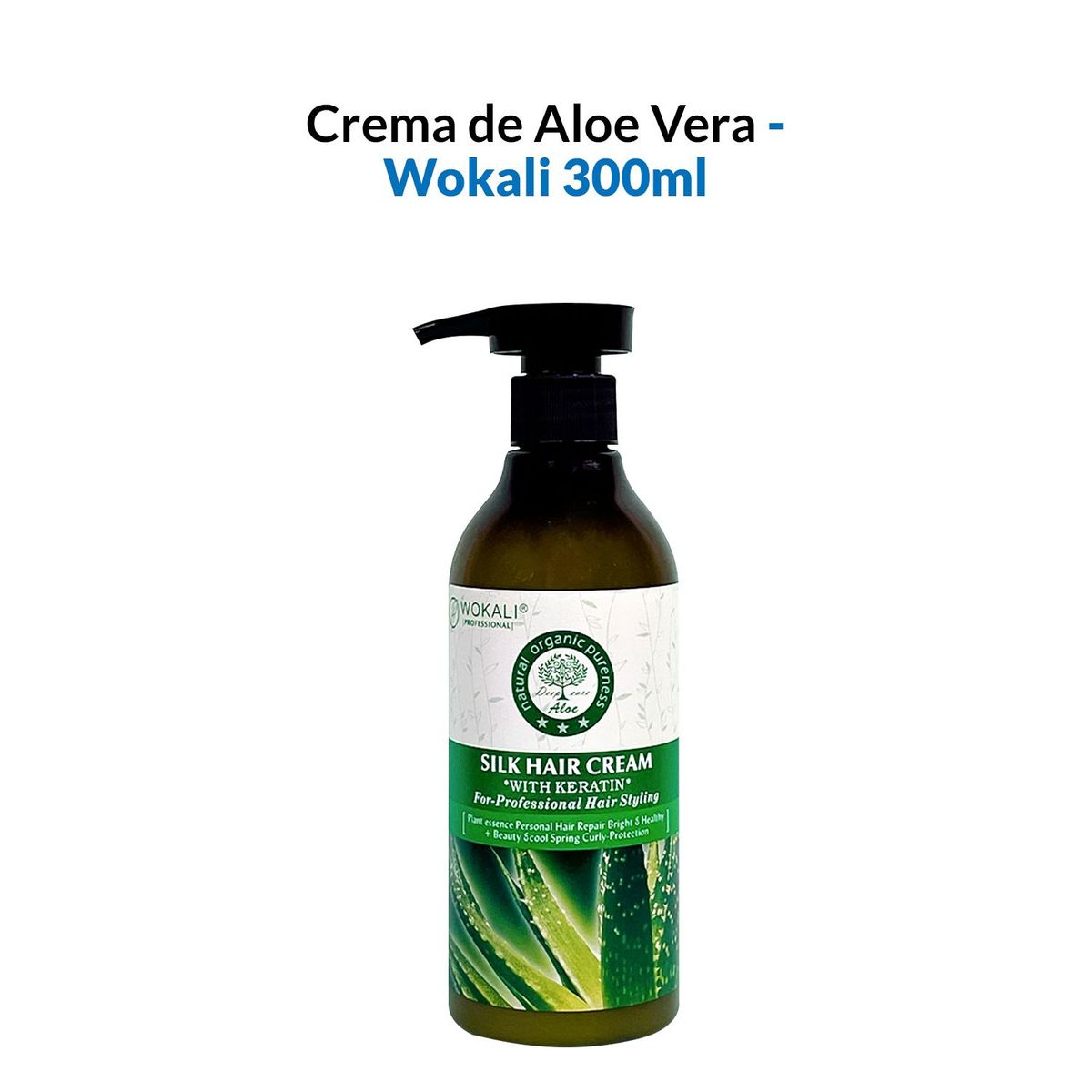 WOKALI - Crema de Aloe Vera 300ml - Wokali