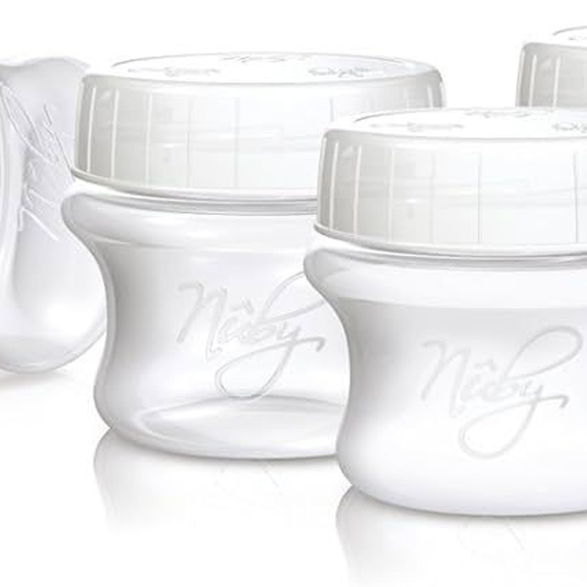 NUBY - Contenedores para almacenar Leche Natural Touch Nuby