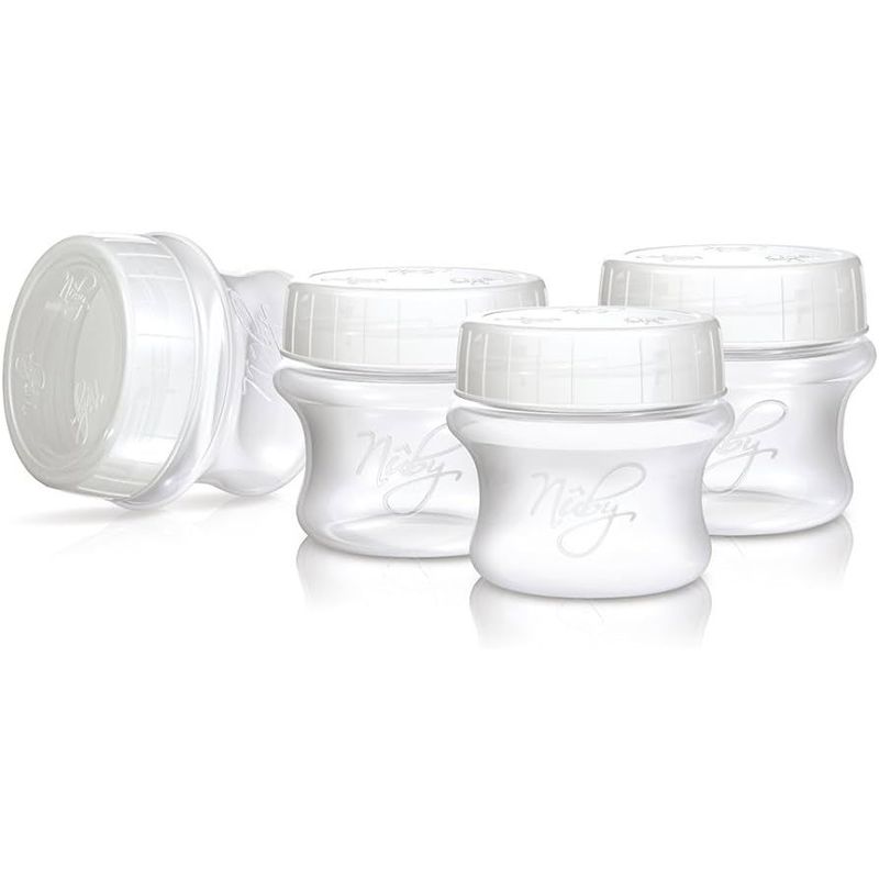 NUBY - Contenedores para almacenar Leche Natural Touch Nuby