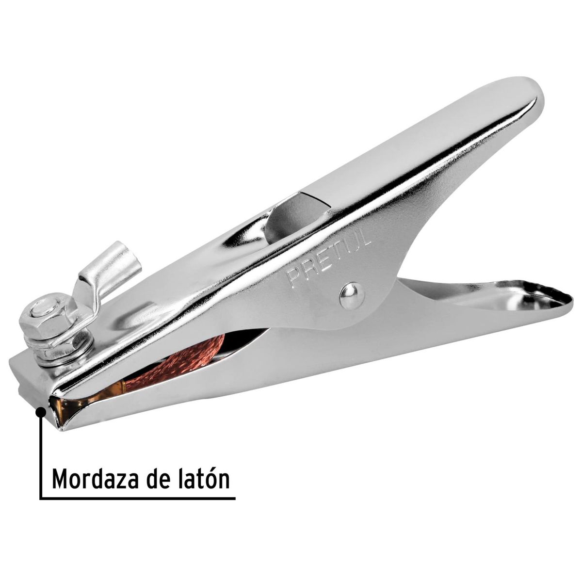 PRETUL - Pinza tierra de 500 A, PRETUL. Para maquina de soldar
