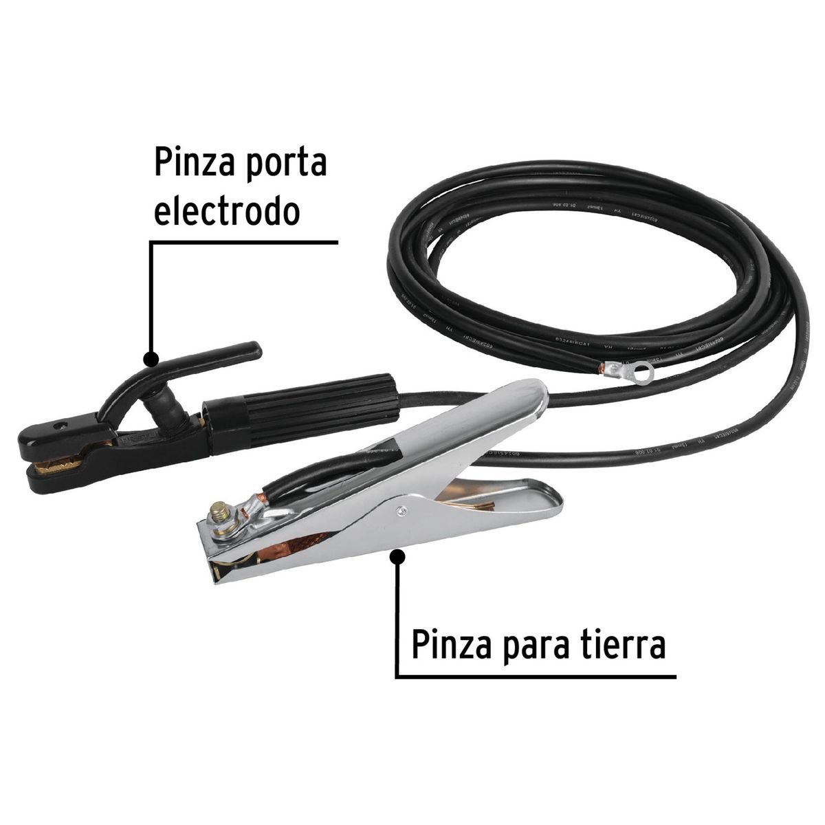 PRETUL - Juegos de Cables con Porta electrodo y tenaza 300A para soldar Pretul