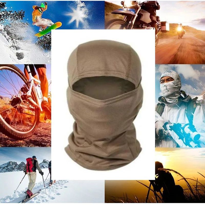 GENERICO - Balaclava Mascara Cortaviento Pasa montaña COYOTE