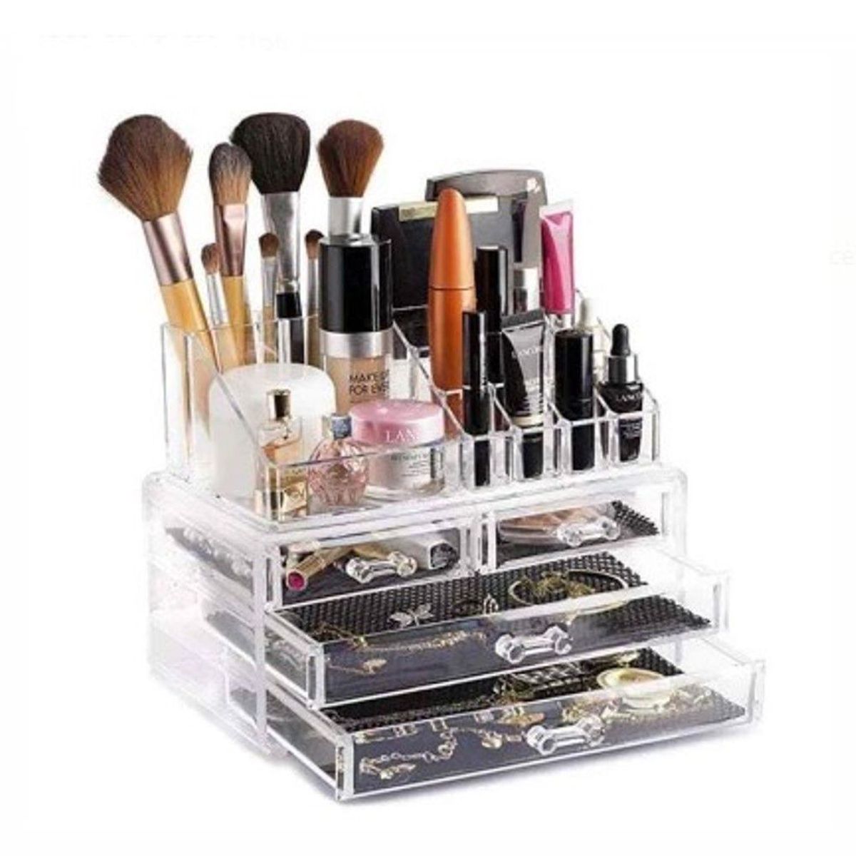 GENERICO - Organizador acrílico de maquillaje  de Calidad