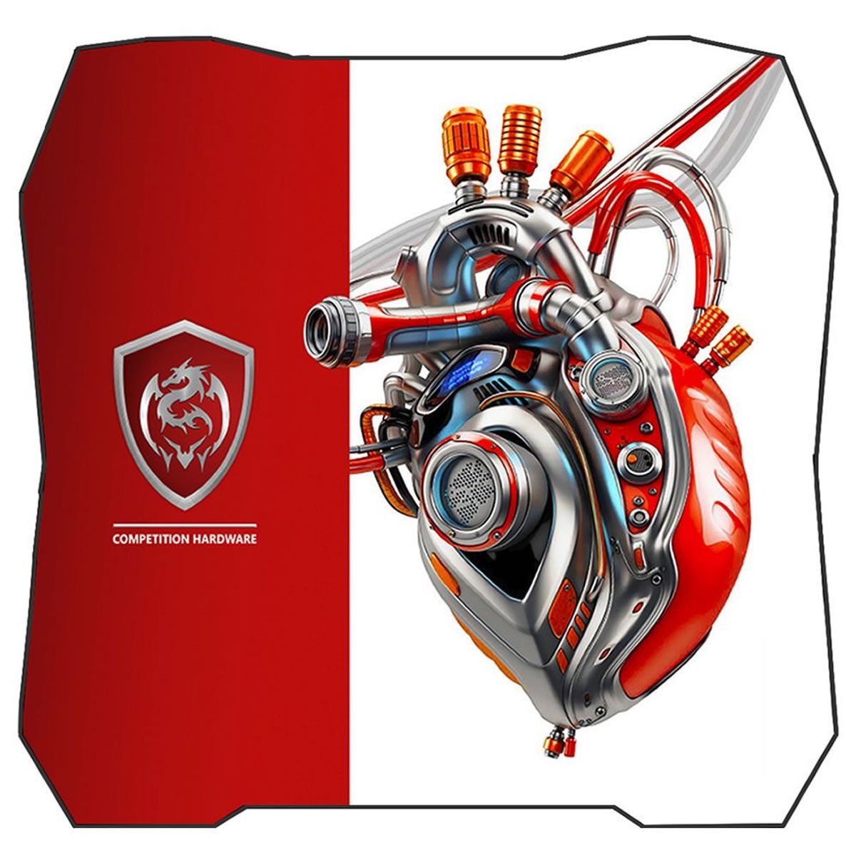 SIGMA - Pad Mouse Sigma Sig X37 Rojo y Blanco