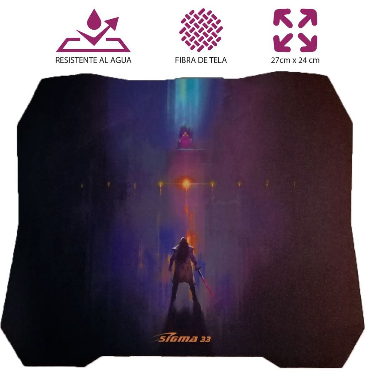 SIGMA - Pad Mouse Sigma Sig X33 Negro