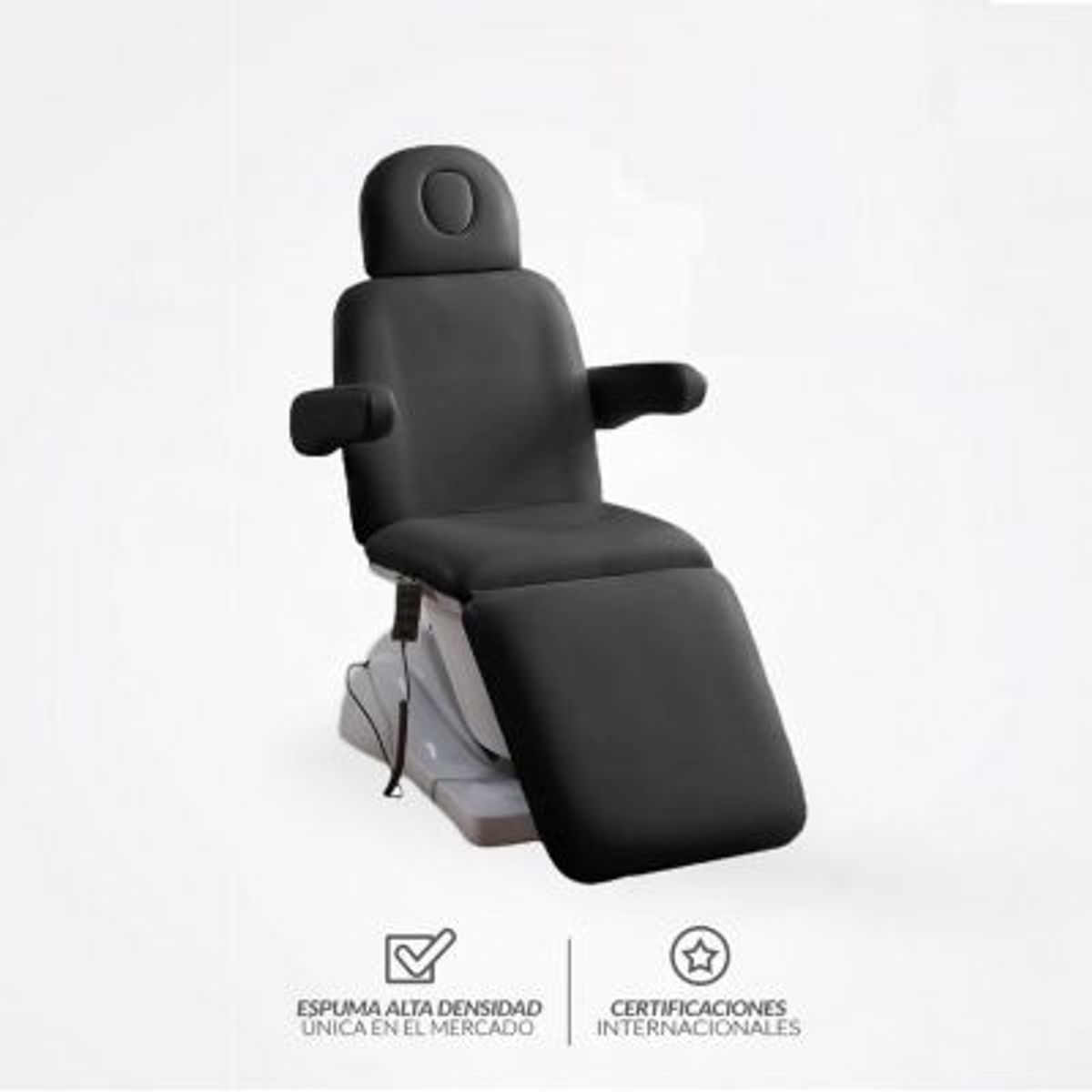 FIRST CARE - Sillón Cosmetológico Eléctrico C1 Negro