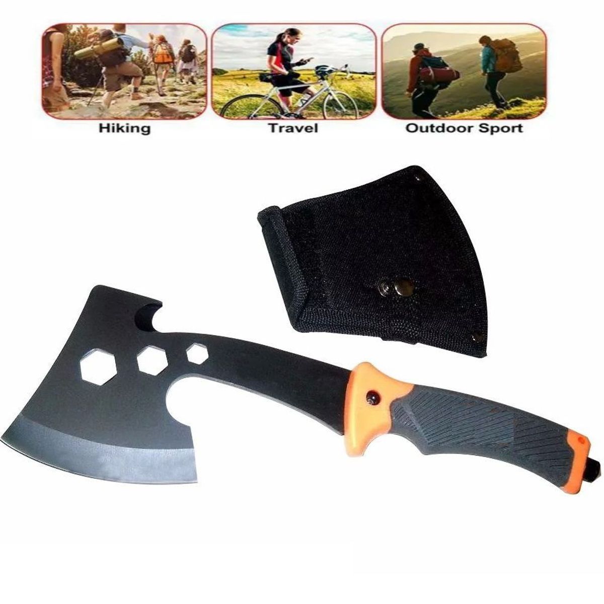 GENERICO - HACHA MULTIUSOS  SUPERVIVENCIA