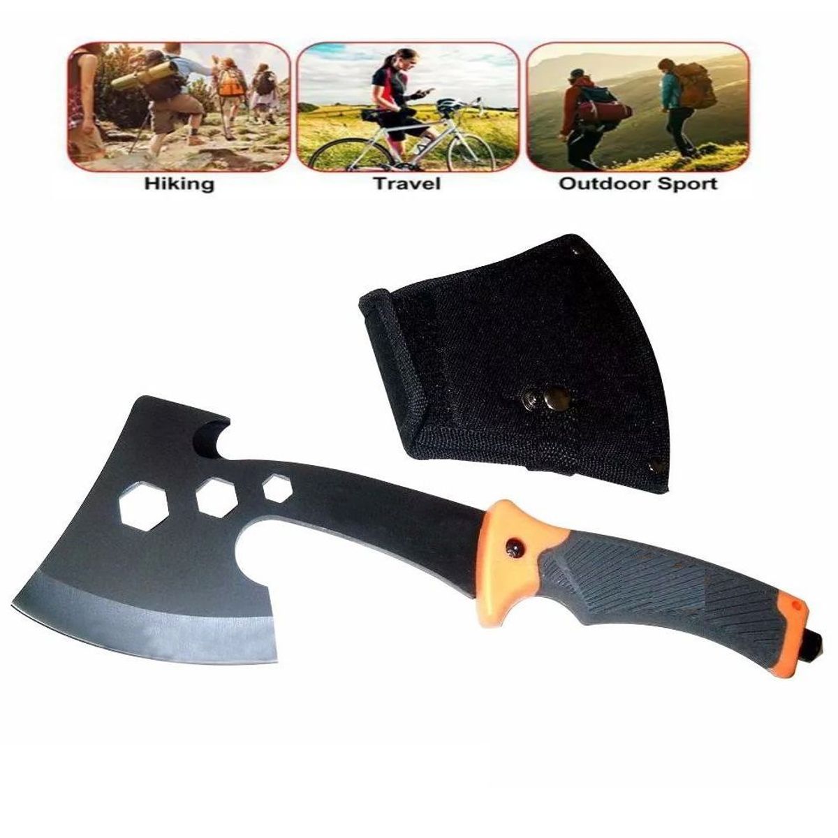 GENERICO - HACHA MULTIUSOS  SUPERVIVENCIA