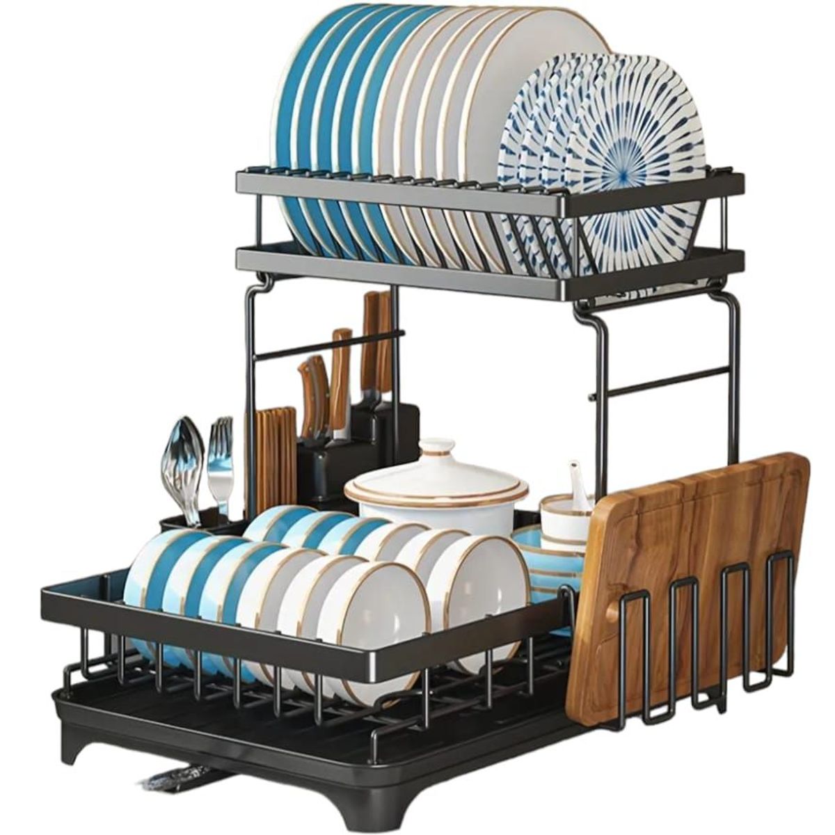 GENERICO - escurridor de platos de 2 niveles