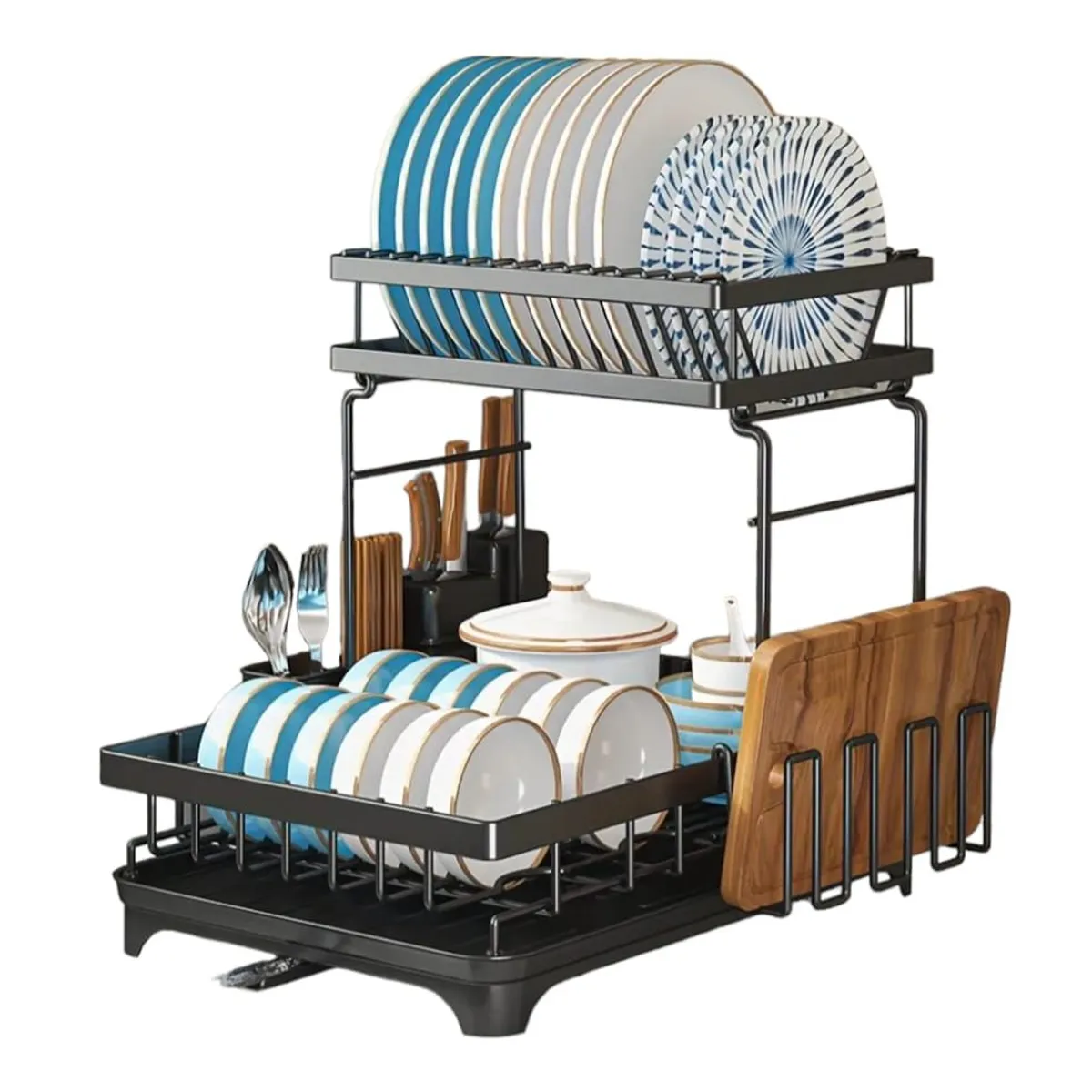 GENERICO - escurridor de platos de 2 niveles