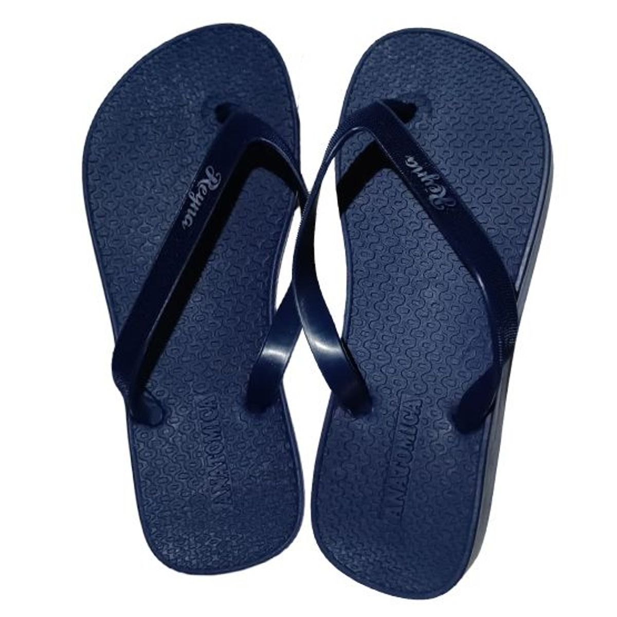 GENERICO - Sandalias  Anatomica Azul Marino Plantilla De Goma Horma Grande