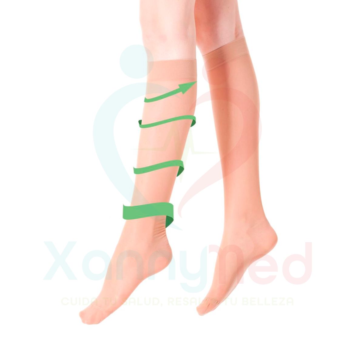 GENERICO - MEDIA DE SUAVE COMPRESION  10-15 mm/Hg - VARIFORM - TALLA M