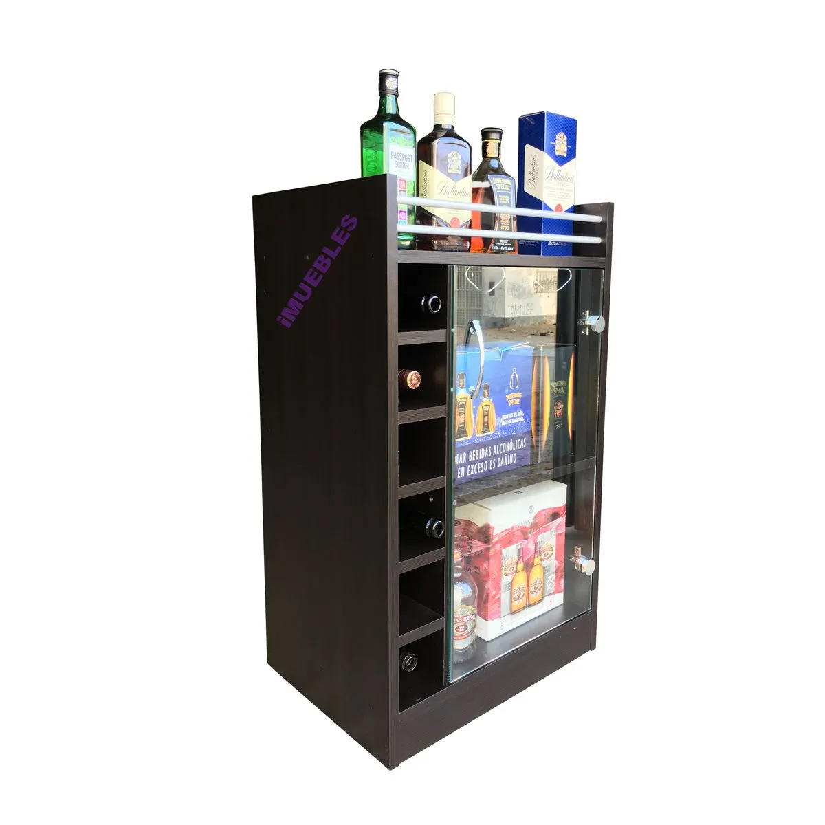 TEMEL - Mueble Bar Licorera Organizador cava Minibar