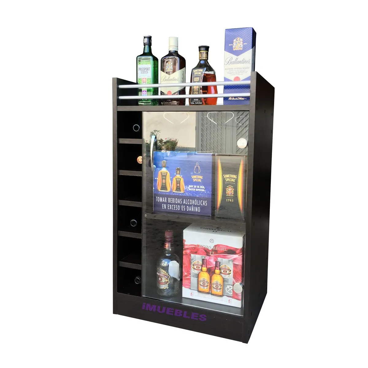 TEMEL - Mueble Bar Licorera Organizador cava Minibar