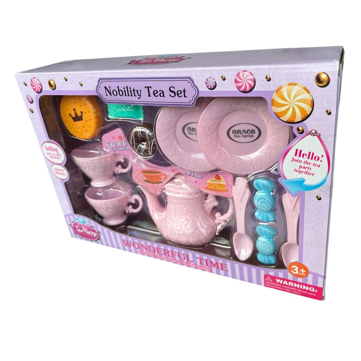 GENERICO - SET DE LA HORA DEL TÉ CON ACCESORIOS