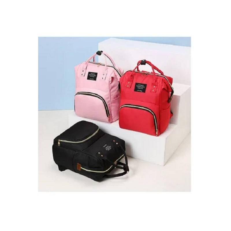GENERICO - Pañalera Mochila Maternidad Impermeable rosado