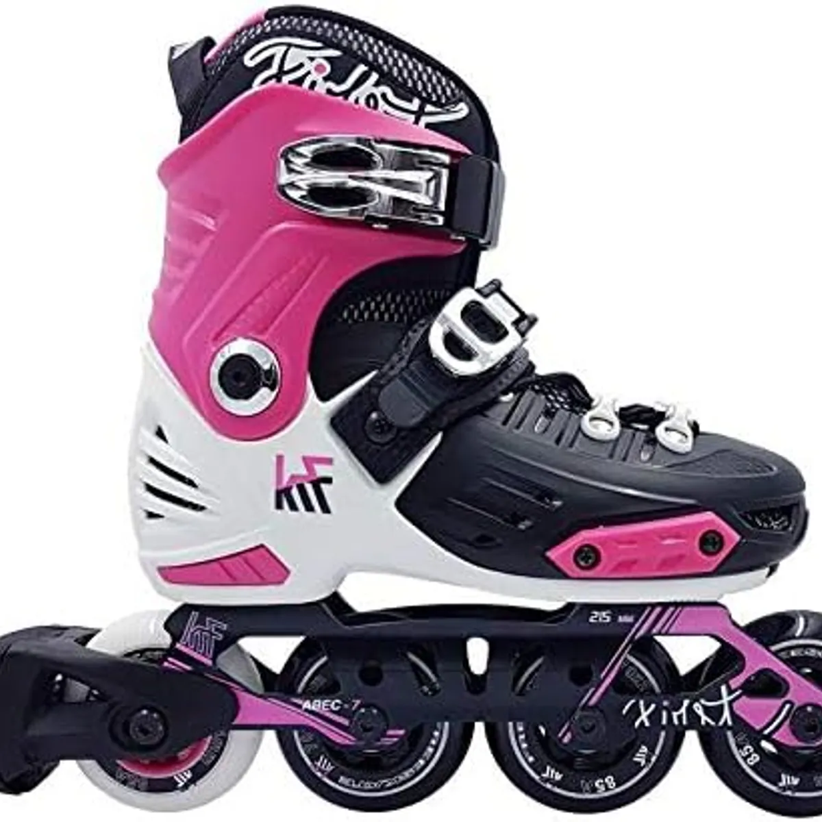 KRF - PATÍNES EN LINEA  AJUSTABLE FREESKATE ROSA CON NEGRO