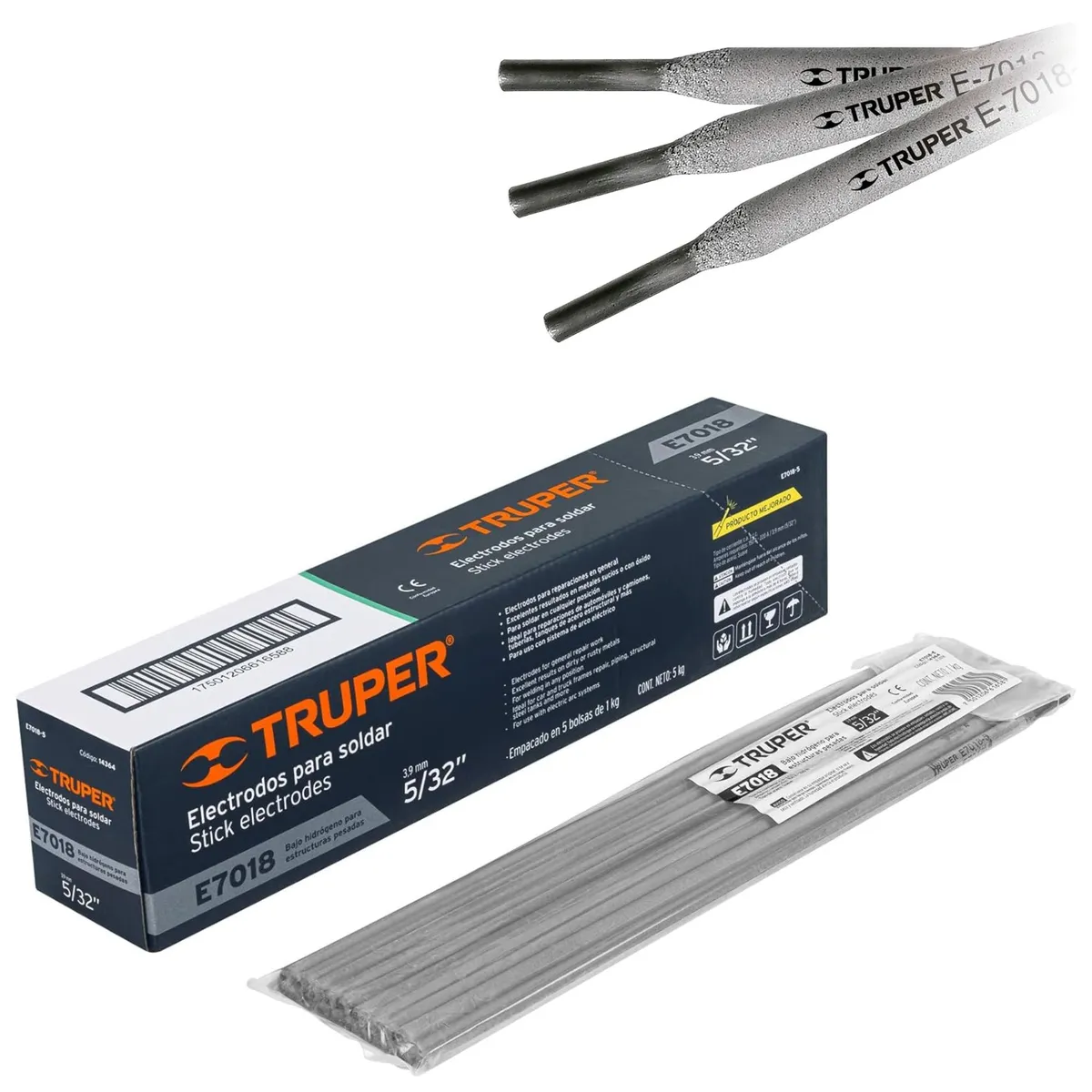 TRUPER - Electrodo 6011 soldadura de 3/32", 5 Kg Truper